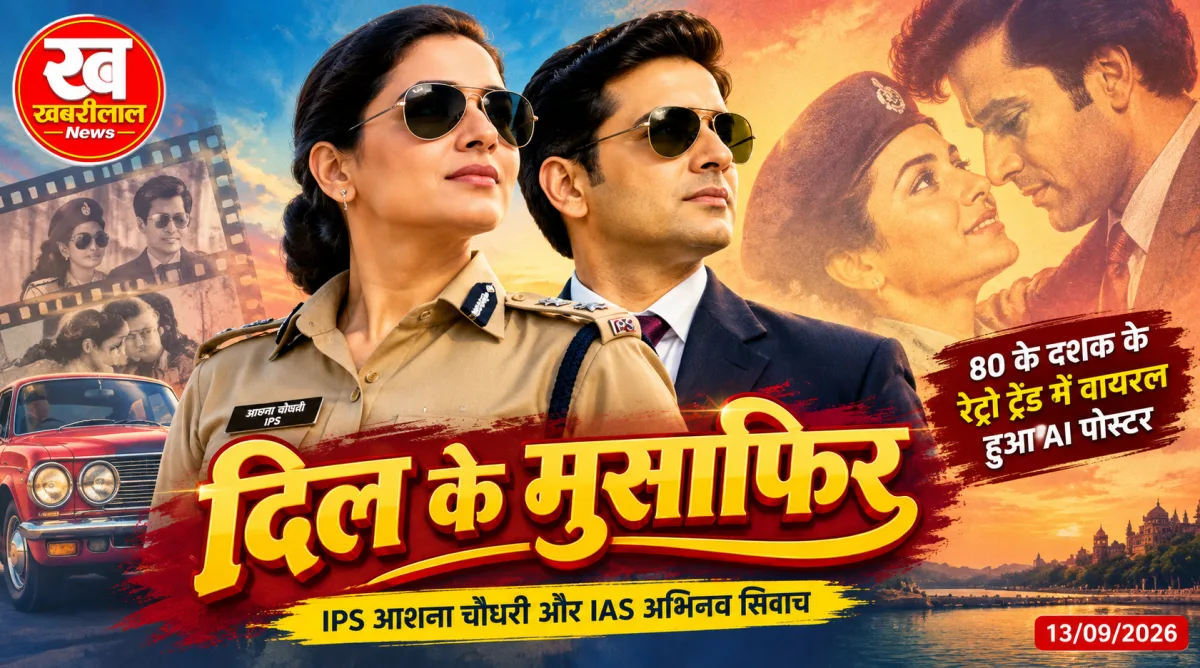 IPS आशना चौधरी और IAS अभिनव सिवाच का AI पोस्टर वायरल | News