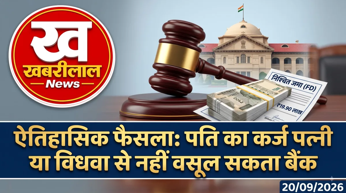 इलाहाबाद हाईकोर्ट और बैंकिंग नियमों की प्रतीकात्मक तस्वीर। (Khabreelal Logo)