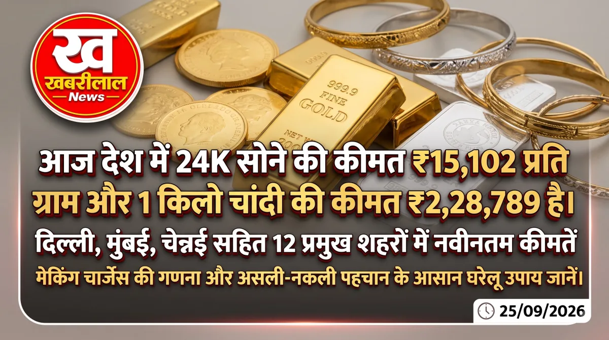 सोने के सिक्के, गहने और तराजू के साथ भारतीय ज्वैलरी शॉप का दृश्य।