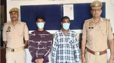 UP Police arrests two wanted accused in Chandpur Bijnor stone pelting and assault case