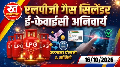 LPG gas cylinder e-KYC process online via mobile app and biometric authentication