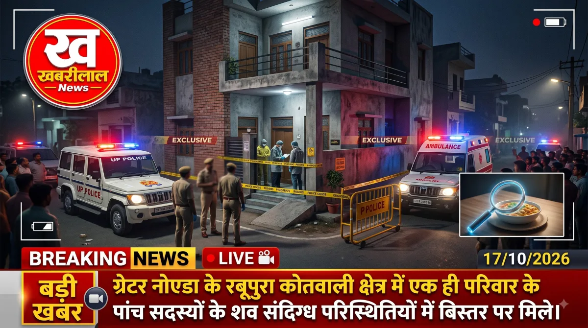 Greater Noida News: रबूपुरा में एक ही परिवार के 5 लोगों की संदिग्ध मौत, रात में नूडल्स खाकर सोया था पूरा परिवार, मची सनसनी