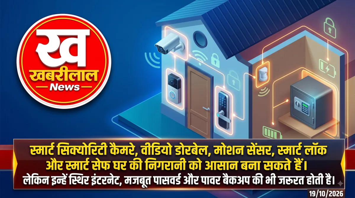 स्मार्ट डोरबेल से सिक्योरिटी कैमरे तक: घर की निगरानी आसान बनाने वाले गैजेट्स, बैकअप भी जरूरी