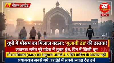 Clear sky with morning mist and pleasant weather in Uttar Pradesh cities like Lucknow and Meerut