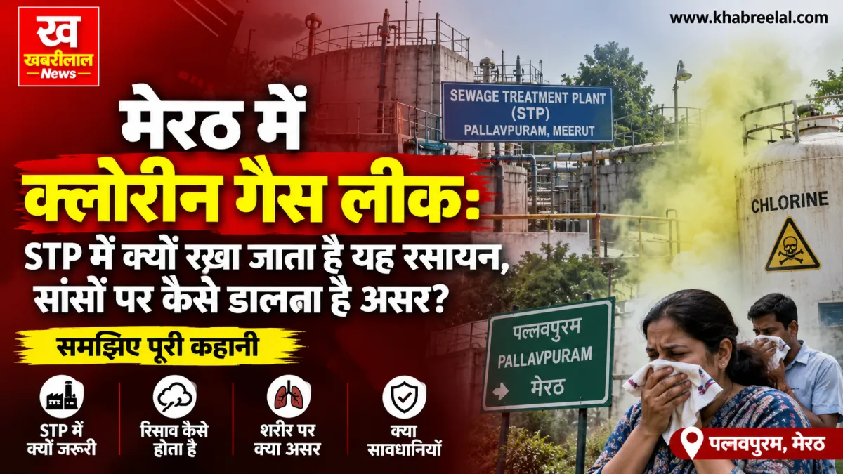 क्लोरीन गैस का खतरा