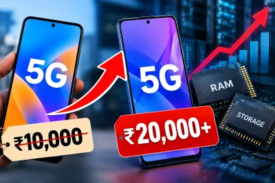 Budget 5G smartphone prices rise due to memory costs