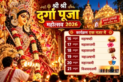 Meerut Durga Puja 2026 at Bengali Durgabari Sadar Bazar