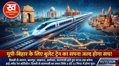 High-speed bullet train conceptual image for Northern Corridor connecting Delhi, UP, and Bihar
