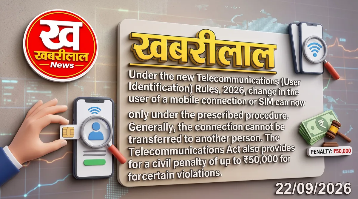 SIM कार्ड और नए Telecom User Identification Rules
