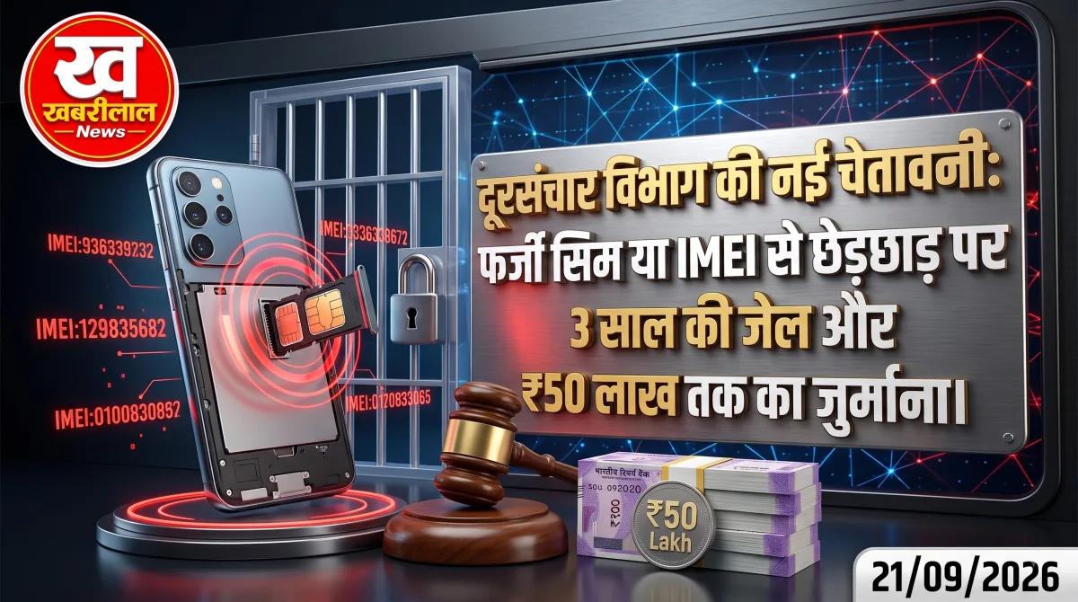 दूरसंचार विभाग की SIM कार्ड और IMEI से जुड़ी नई एडवाइजरी