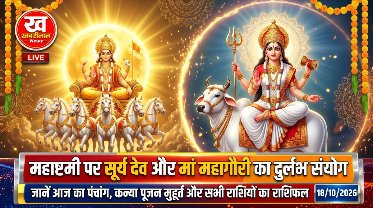 Aaj Ka Rashifal 18 October 2026 daily horoscope in Hindi for all 12 zodiac signs