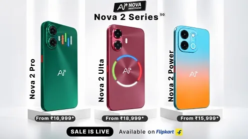 Ai+ Smartphone Nova 2 Power Sale Now Live on Flipkart