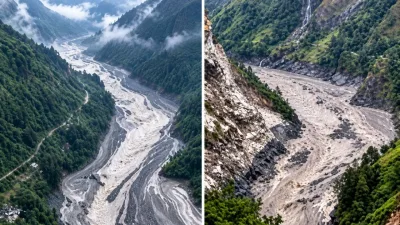 नेपाल में फिर बरपा कुदरत का कहर : बूढ़ी गंडकी नदी में भीषण बाढ़, 40 घर बहे; कई पुल टूटे, लोगों को सुरक्षित स्थानों पर जाने का अलर्ट