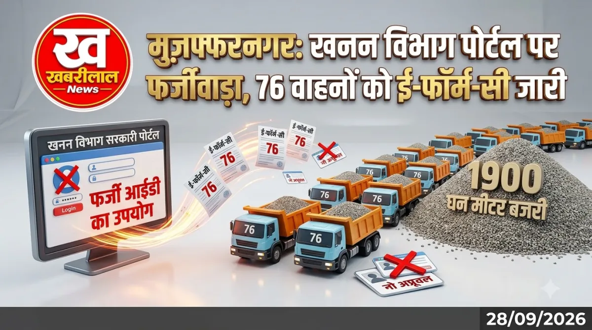 Muzaffarnagar Mining Department Fake License ID Case