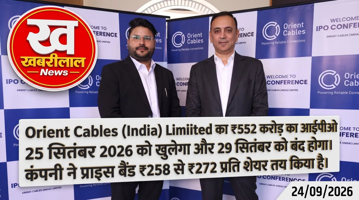 ओरिएंट केबल्स आईपीओ (Orient Cables IPO) और शेयर बाजार का प्रतीकात्मक चित्र