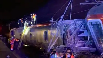स्पेन में दो हाई-स्पीड ट्रेनों की टक्कर : 39 लोगों की मौत, कई घायल; मैड्रिड को दक्षिणी अंडालूसिया से जोड़ने वाली रेल लाइन बंद