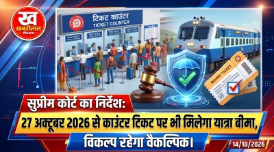 Passengers buying train tickets at a railway station reservation counter in India