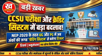 Chaudhary Charan Singh University CCSU NEP 2020 new rules implementation grading system conceptual image
