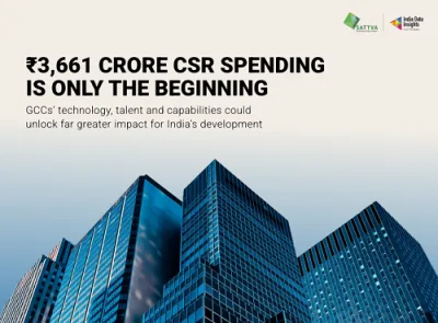 GCC CSR Spending in India Rises 6.4x Over a Decade to Rs 3,661 Crore in FY25, Now Accounts for 9 per cent of Corporate Philanthropy: Sattva Report