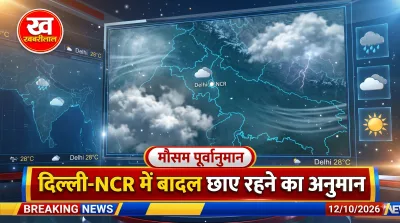 IMD issue forecast for Delhi NCR Weather Update with cloudy sky and rain alert across states