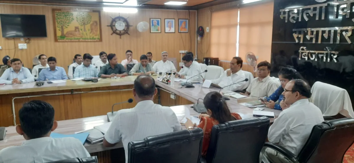 Bijnor Gandhi Jayanti Program Preparation DM Umesh Pratap Singh