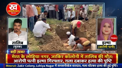 Police investigation or a symbolic crime scene image in Meerut